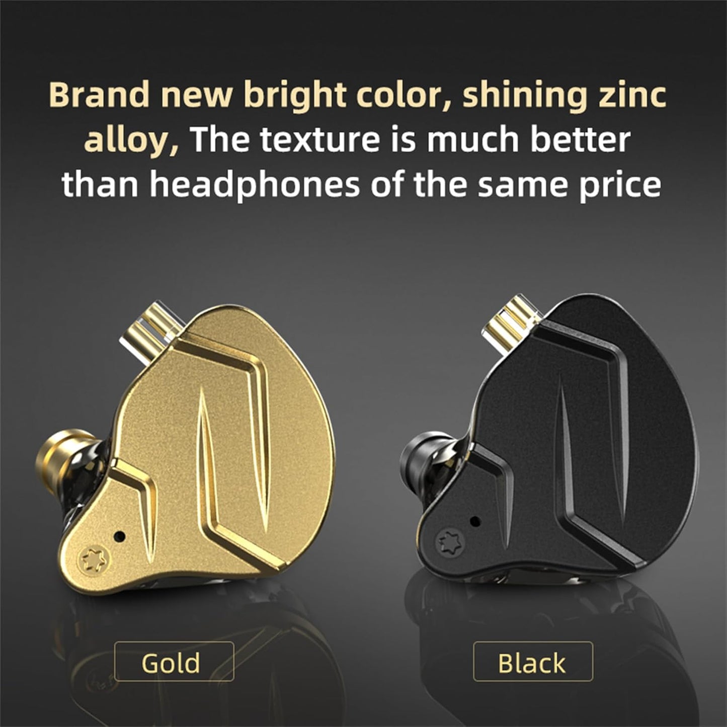 KZ ZSN PRO X Gaming Earbuds (Black, without Mic)