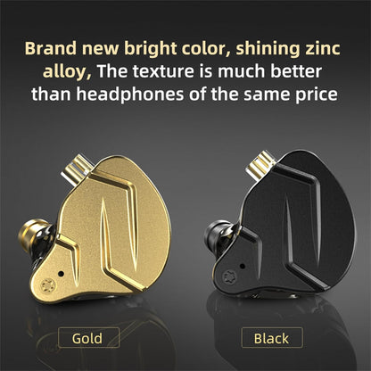 KZ ZSN PRO X Gaming Earbuds (Black, without Mic)