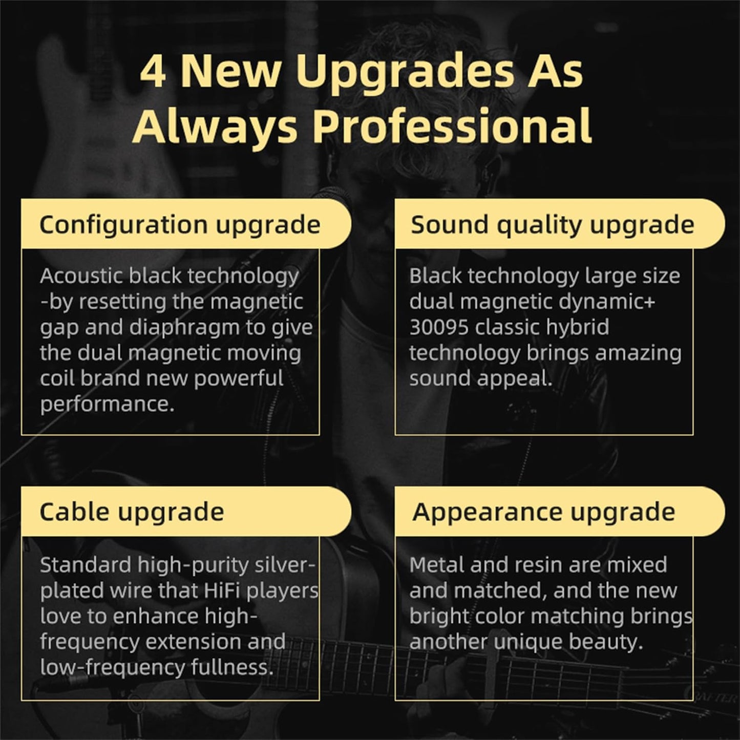 KZ ZSN PRO X Gaming Earbuds (Black, without Mic)